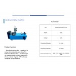 Jewelry ring, earring, bracelet molding machine
